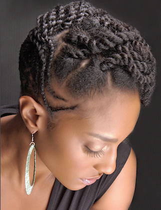 black woman with natural hairstyle