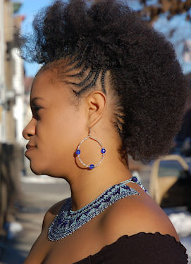 Afro-Hawk Hairstyle