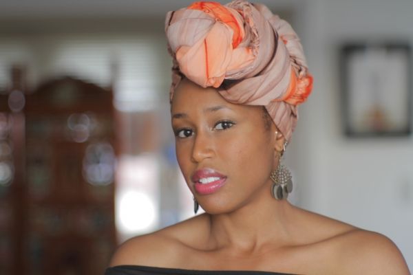 Headwraps are not just a quick fix for a bad hair day. Colorful scarfs intricately wrapped around.