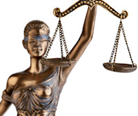 Lady Justice of America's Next Natural Model