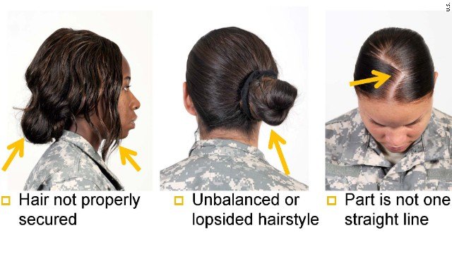 US Army Rules for Natural Hair