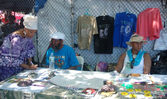 Volunteers at the African Festival