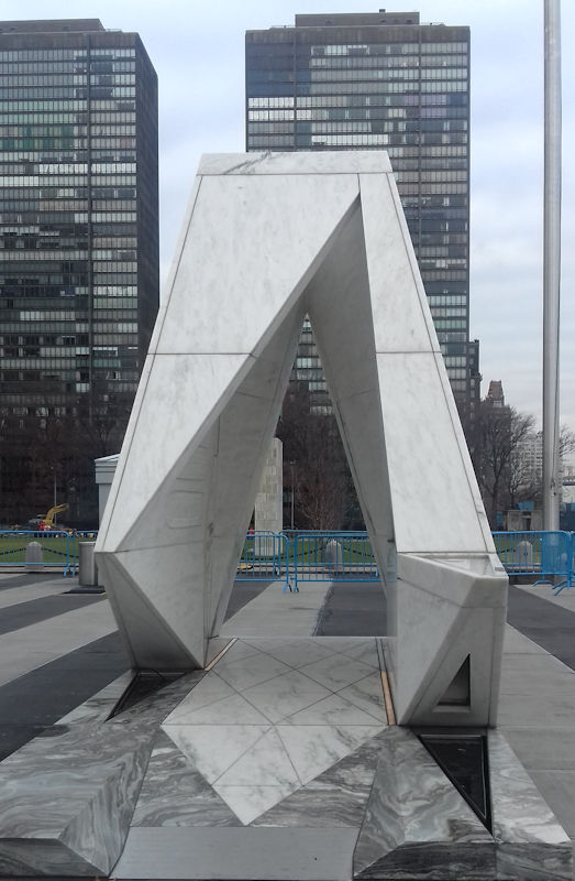 United Nations Arc of return monument