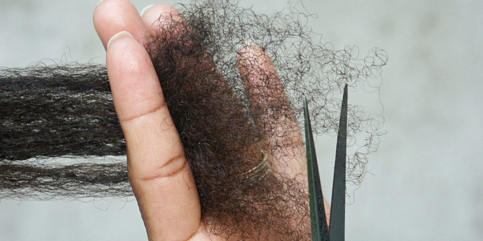 How to Trim natural hair, 4C, 4B