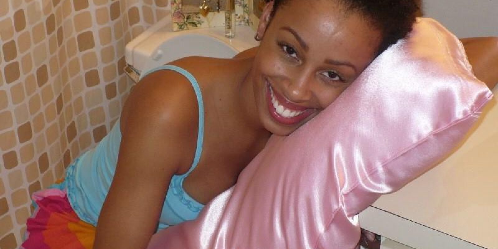 Pillow case for natural hair