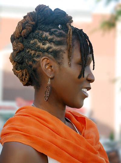 Intriguing Loc Updo Going Natural