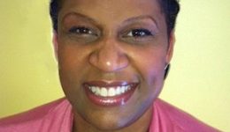 Karen Chambers of Iman Cosmetics