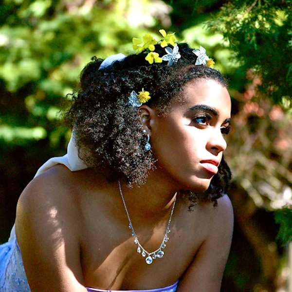 Natural Hair bridal style jayme