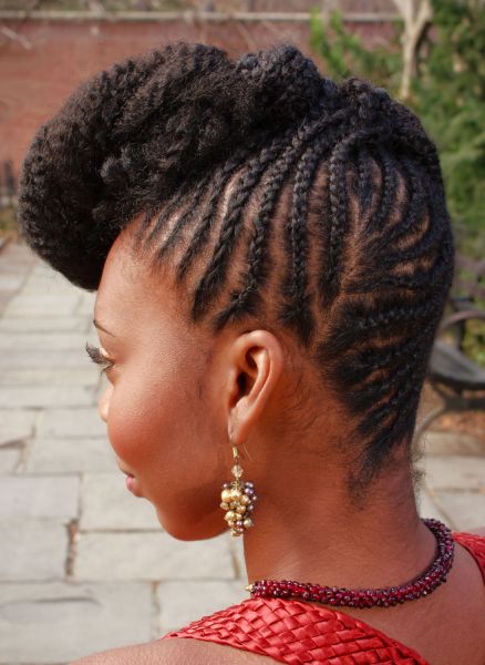 Natural Hairstyle for America's Next Natural Model