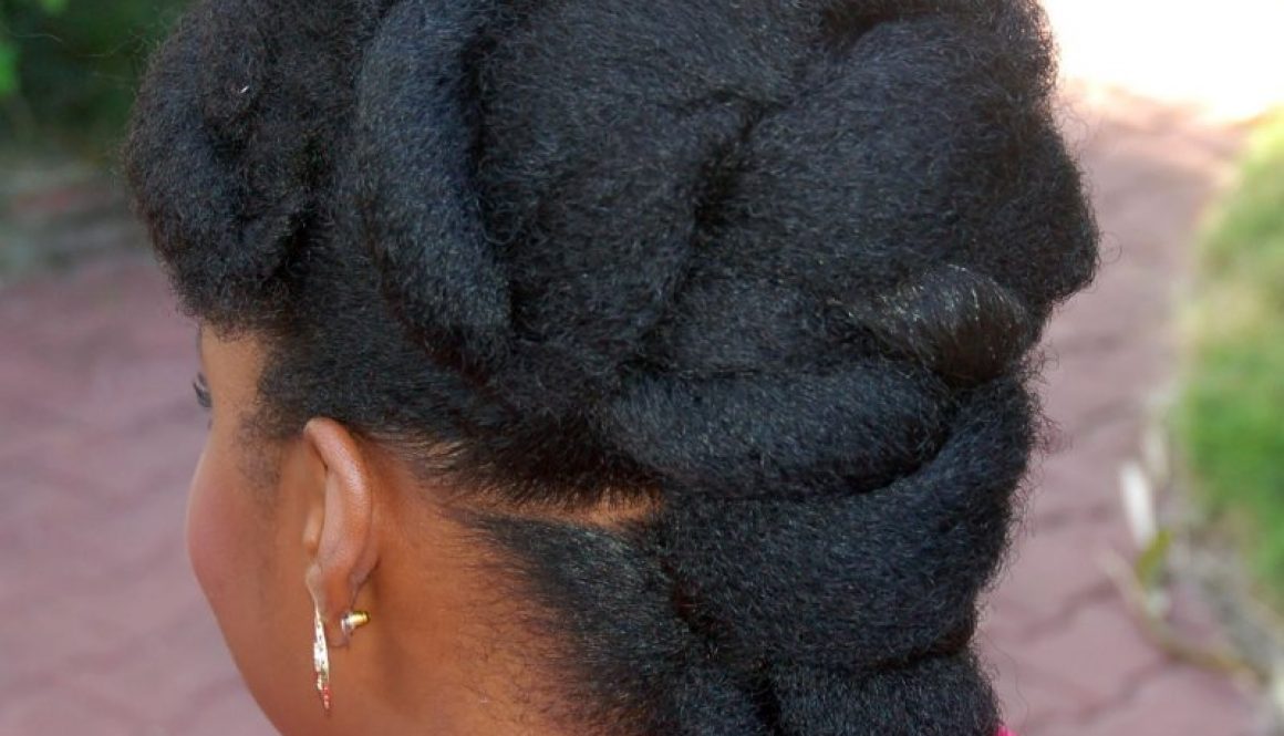 Rolled crown a Natural Hairstyle