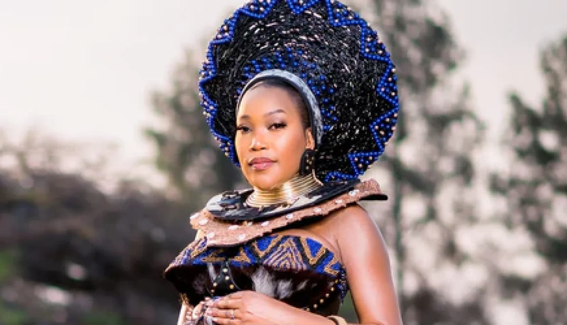 A maternity outfit that celebrates Zana 'Kay's Zimbabwean Culture